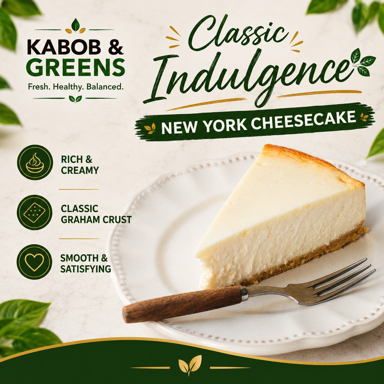 Classic New York Cheesecake