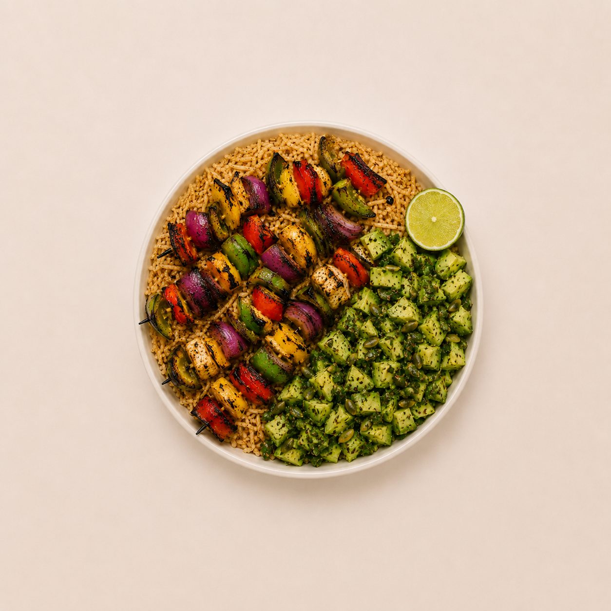 Roasted Vegetable Kabob